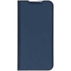 Dux Ducis Slim Softcase Bookcase Motorola Moto G8 Plus - Donkerblauw