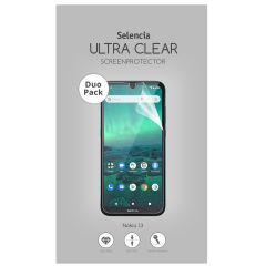 Selencia Duo Pack Ultra Clear Screenprotector Nokia 1.3