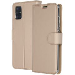 Accezz Wallet Softcase Booktype Samsung Galaxy A51 - Goud
