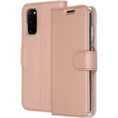 Accezz Wallet Softcase Booktype Samsung Galaxy S20 - Rosé Goud