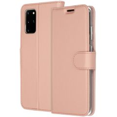 Accezz Wallet Softcase Booktype Samsung Galaxy S20 Plus - Rosé Goud