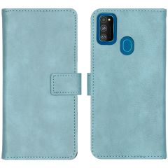 iMoshion Luxe Booktype Samsung Galaxy M30s / M21 - Lichtblauw
