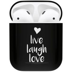 iMoshion Design Hardcover Case AirPods - Live Laugh Love