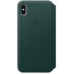 Apple Leather Folio Booktype iPhone Xs Max - Forest Green