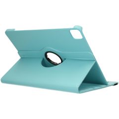 iMoshion 360° draaibare Bookcase iPad Pro 12.9 (2020 / 2021 / 2022) - Turquoise