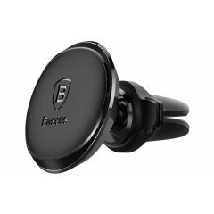 Baseus Zwart Air Vent Magnetic Car Mount Holder with Cable Clip