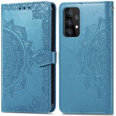 iMoshion Mandala Booktype Samsung Galaxy A72 - Turquoise