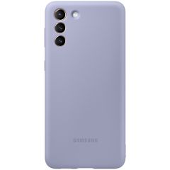 Samsung Silicone Backcover Galaxy S21 Plus - Paars