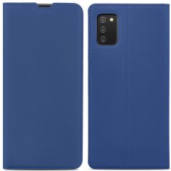 iMoshion Slim Folio Book Case Samsung Galaxy A02s - Donkerblauw
