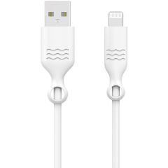 Just Green Lightning naar USB kabel - Recyclebaar - MFi certificering - 2.4A - 1.2 meter - Wit