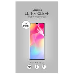 Selencia Duo Pack Ultra Clear Screenprotector Xiaomi Mi Note 10 Lite