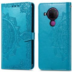 iMoshion Mandala Booktype Nokia 5.4 - Turquoise