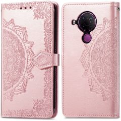 iMoshion Mandala Booktype Nokia 5.4 - Rosé Goud