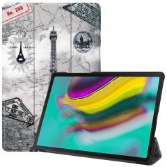 iMoshion Design Trifold Bookcase Samsung Galaxy Tab S5e - Parijs