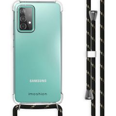 iMoshion Backcover met koord Galaxy A52(s) (5G/4G) - Zwart Goud