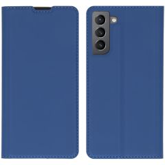 iMoshion Slim Folio Book Case Samsung Galaxy S21 - Donkerblauw