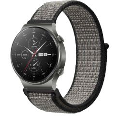 iMoshion Nylon bandje Huawei Watch GT 2/ Pro / 2e Sport 46 mm - Grijs