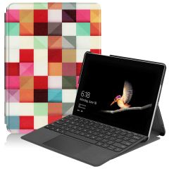 iMoshion Design Trifold Bookcase Microsoft Surface Go 3 / 2 - Kleurtjes