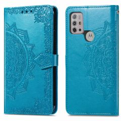 iMoshion Mandala Booktype Motorola Moto G30 / G20 / G10 (Power) - Turquoise