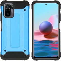 iMoshion Rugged Xtreme Backcover Xiaomi Redmi Note 10 (4G) / Note 10S-Lichtblauw