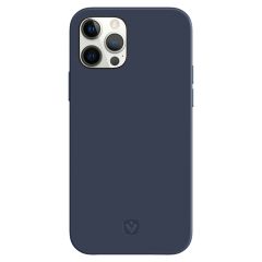 Valenta Luxe Leather Backcover iPhone 12 Pro Max - Donkerblauw