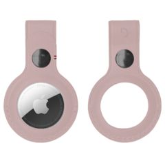 Decoded Lederen Keychain Apple AirTag - Roze
