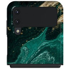 Burga Tough Backcover Samsung Galaxy Z Flip 4 - Emerald Pool
