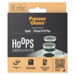 PanzerGlass Camera Protector Hoop Optic Rings iPhone 15 / 15 Plus - Green