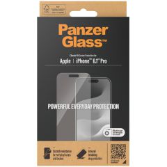PanzerGlass Anti-Bacterial Screenprotector iPhone 15 Pro