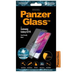 PanzerGlass Anti-Bacterial Case Friendly Screenprotector Samsung Galaxy S21 FE - Zwart