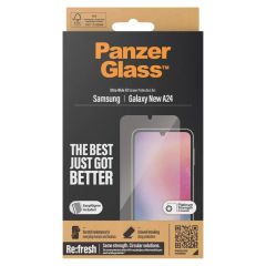 PanzerGlass Refresh Ultra-Wide Fit Anti-Bacterial Screenprotector incl. applicator Samsung Galaxy A25