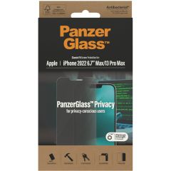 PanzerGlass Privacy Anti-Bacterial Screenprotector iPhone 14 Plus