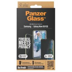 PanzerGlass Privacy Ultra-Wide Fit Anti-Bacterial Screenprotector incl. applicator Samsung Galaxy A55