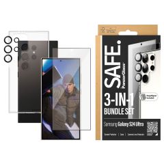 PanzerGlass Safe 3-in-1 pack - Hoesje + screenprotector + camera protector Samsung Galaxy S24 Ultra