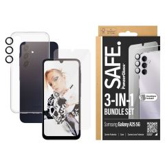 PanzerGlass Safe 3-in-1 pack - Hoesje + screenprotector + camera protector Samsung Galaxy A25