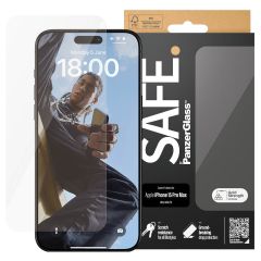 PanzerGlass SAFE Ultra-Wide Fit Screenprotector iPhone 15 Pro Max