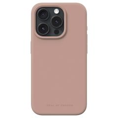 iDeal of Sweden Silicone Case iPhone 15 Pro - Blush Pink