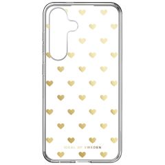 iDeal of Sweden Clear Case Samsung Galaxy S24 - Golden Hearts