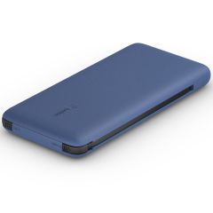 Belkin Boost↑Charge™ Plus Powerbank + Integrated Cables - 10.000 mAh - Blauw