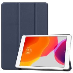 iMoshion Trifold Bookcase iPad 7 (2019) / iPad 8 (2020) / iPad 9 (2021) 10.2 inch - Blauw