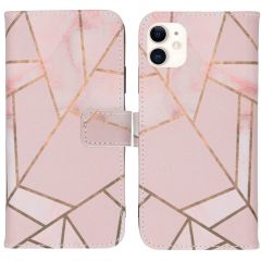 iMoshion Design Softcase Book Case iPhone 11 - Pink Graphic