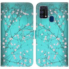 iMoshion Design Softcase Book Case Samsung Galaxy M31 - Blossom