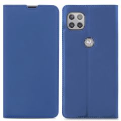 iMoshion Slim Folio Book Case Motorola Moto G 5G - Donkerblauw