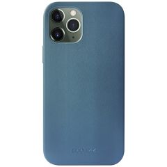 Accezz Leather Backcover met MagSafe iPhone 12 (Pro) - Donkerblauw