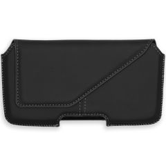 Accezz Real Leather Belt Case - Maat XL - Zwart