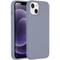 Accezz Liquid Silicone Backcover iPhone 13 - Lavender Gray