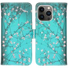 iMoshion Design Softcase Book Case iPhone 13 Pro - Blossom Watercolor