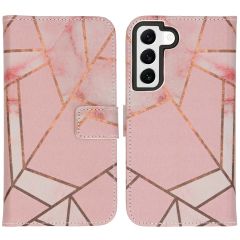 iMoshion Design Softcase Book Case Samsung Galaxy S22 - Pink Graphic