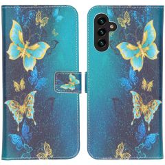 iMoshion Design Softcase Book Case Samsung Galaxy A13 (5G) / A04s - Blue Butterfly