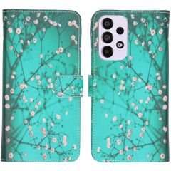 iMoshion Design Softcase Book Case Samsung Galaxy A33 - Blossom